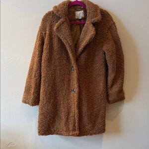 Cozy Brown Teddy Coat